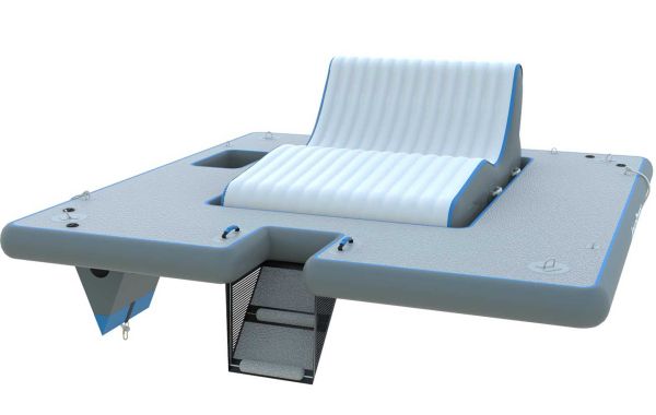 Надувной плот + лежак