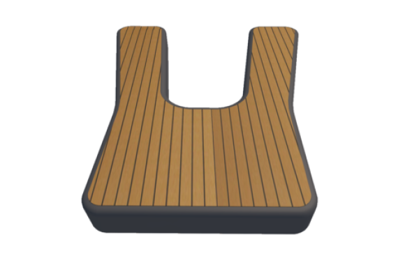 Y  понтон  для катера 2,5 м x 1,5 м